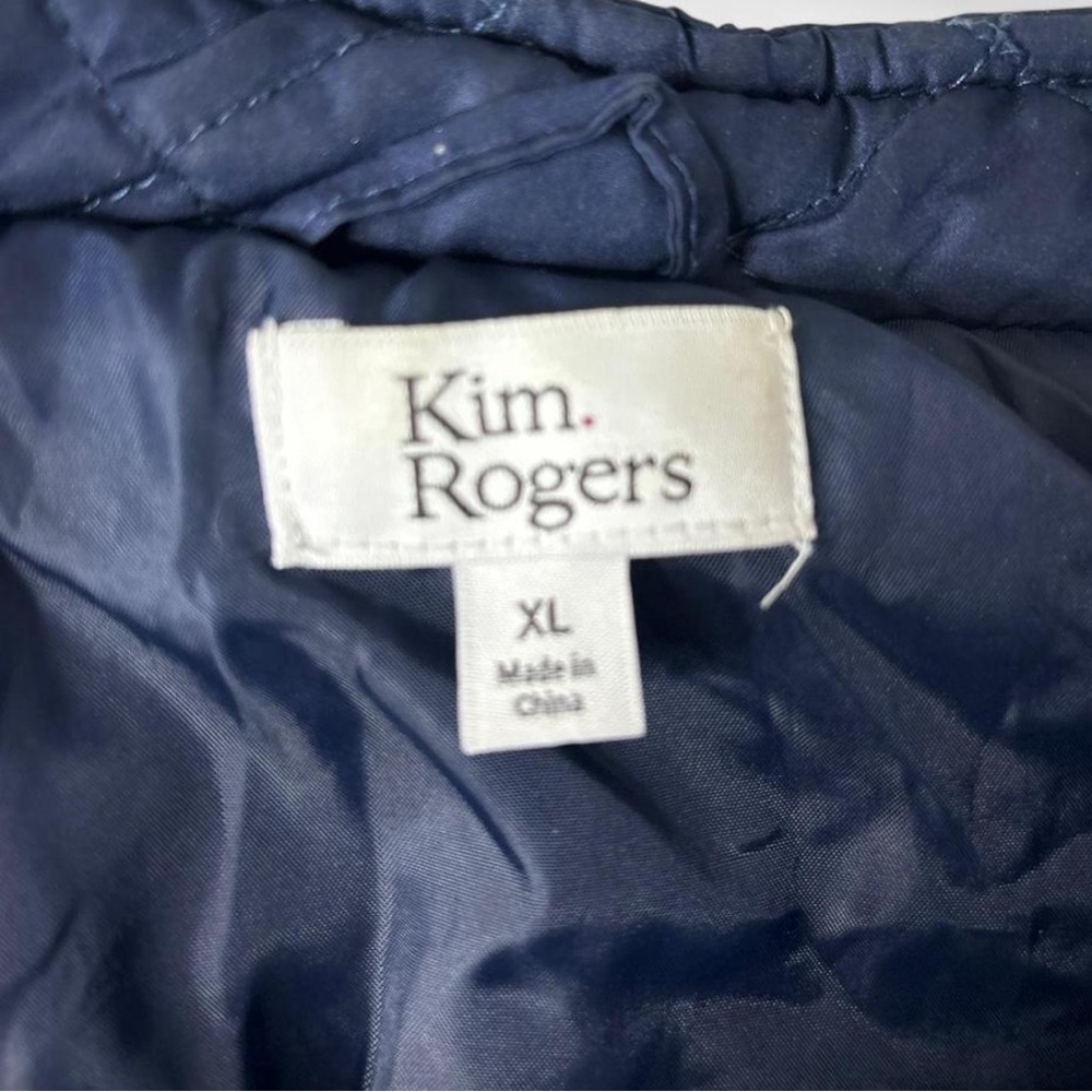 Kim Rogers Midnight Blue Quilted Outerwear - Picture 3 of 4